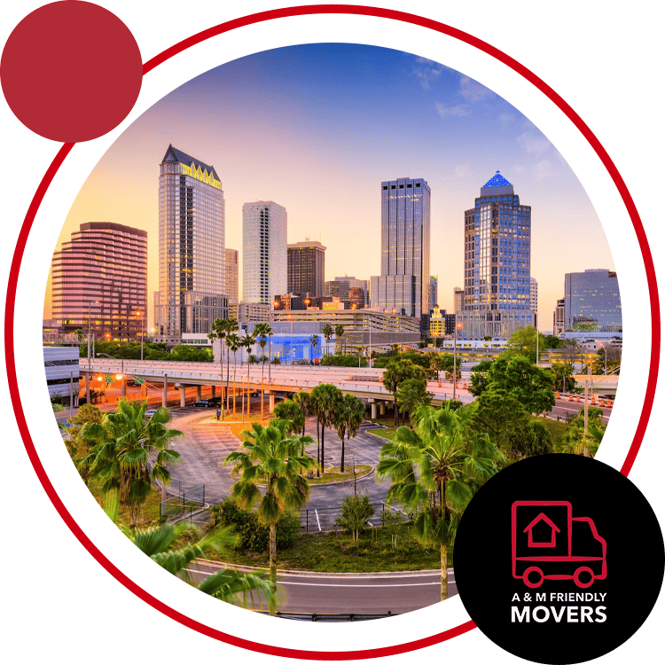 Image of city in Florida, where A & M Friendly Movers provides moving services.
