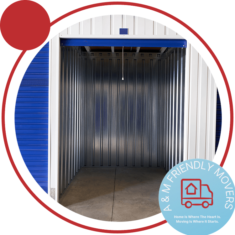 A & M Friendly Movers storage unit three