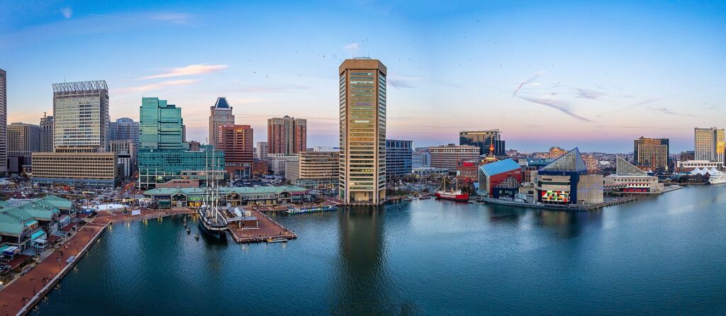 Baltimore Inner Harbor, Maryland