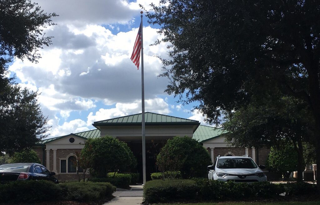 Seffner-Mango Branch Library on North Kingsway Road, the public library serving Mango and Seffner, Florida